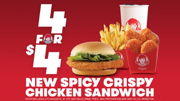 Wendy's Menu Prices with Calories (March 2024)
